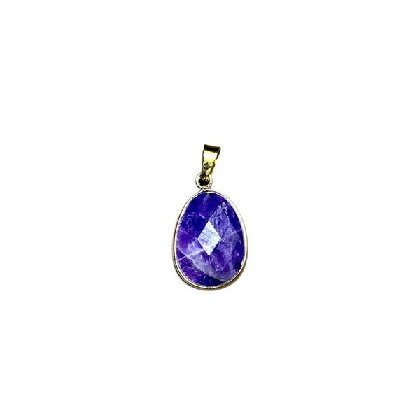 Amethyst Anhänger–  Facettiert – Beruhigend, entspannend & positive Energie