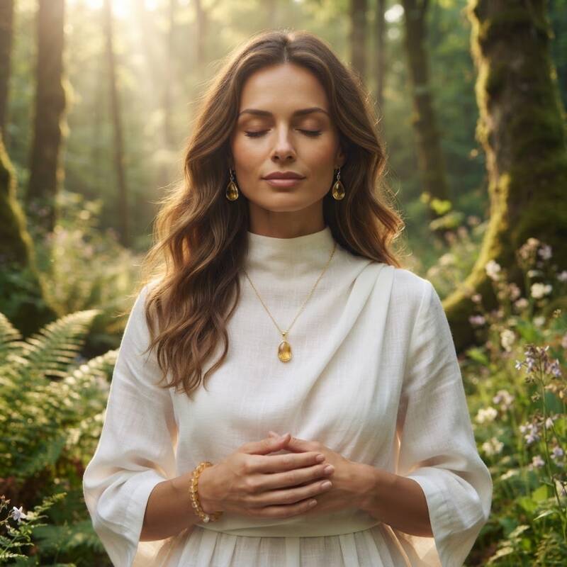 Echter Edelstein-Schmuck: Citrin Schmuck wie Armband, Kette und Anhänger im Seelenheil-Shop online kaufen.