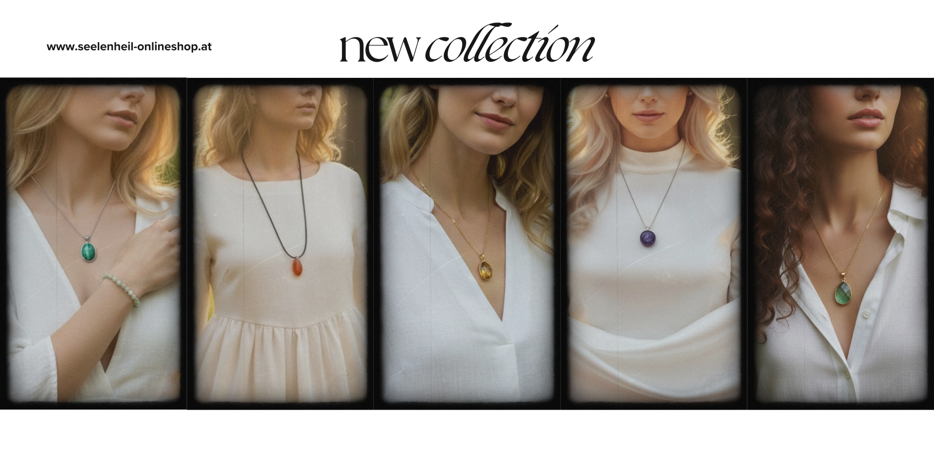 Edelstein Anhänger Kette und Lederband – Edelstein Schmuck online kaufen für Energie, Chakra, Balance, spirituelle Edelsteine und perfekte Geschenkidee