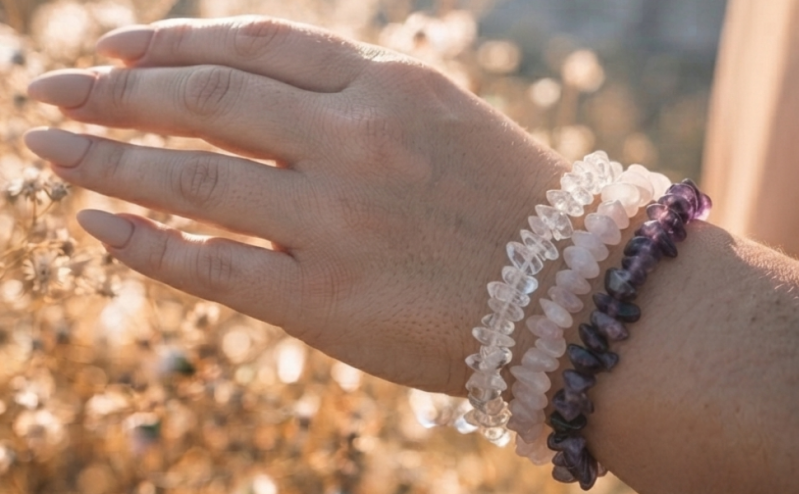 Edelstein Armband als Splitter Chip Armband kaufen – Schmuck aus natürlichen Edelsteinen