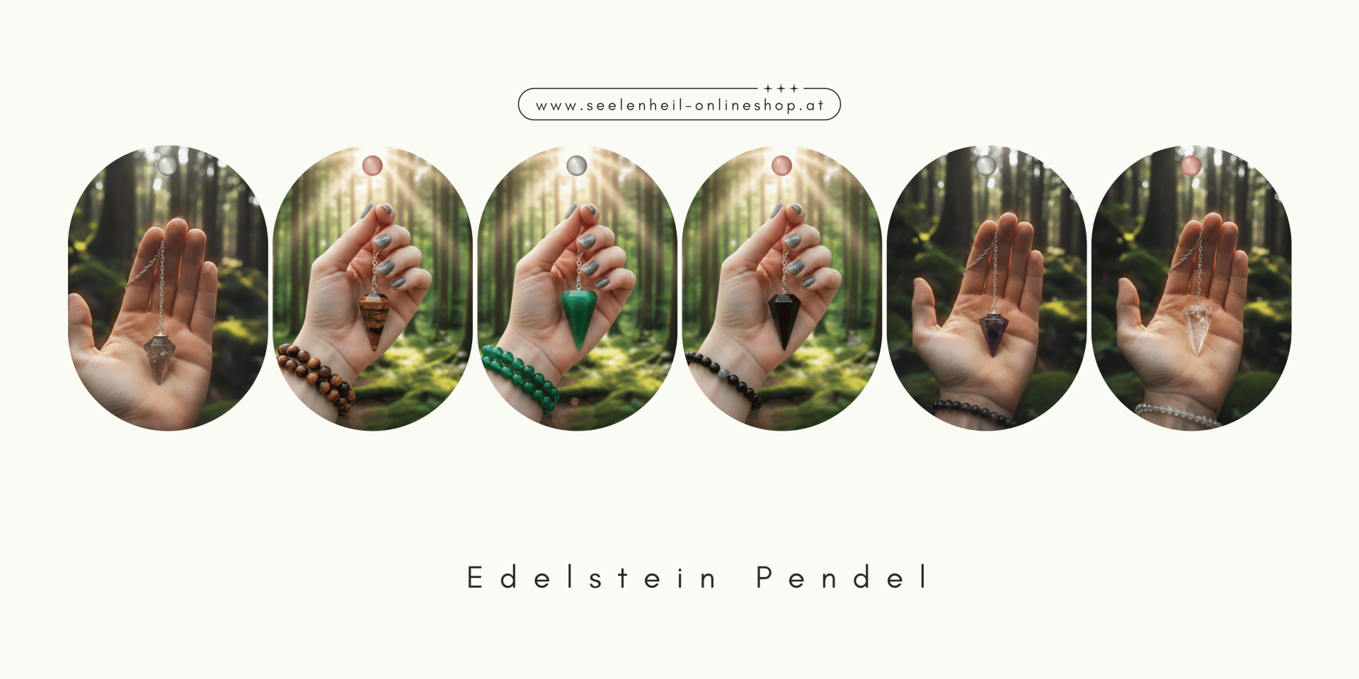 Edelstein Pendel und Kristall Pendel kaufen – Bergkristall, Turmalin und Aventurin online im Edelstein Onlineshop bestellen