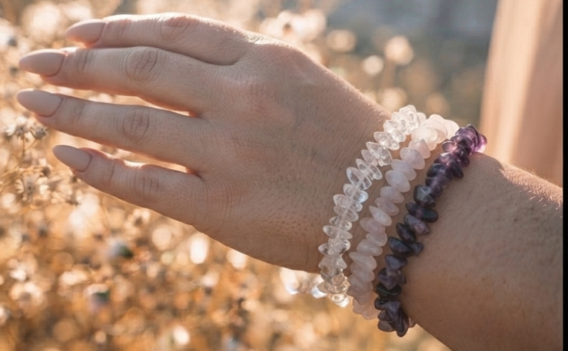 Edelstein Splitterarmband und Kugelarmband aus echten Edelsteinen – hochwertiger Kristallschmuck für Österreich und Deutschland