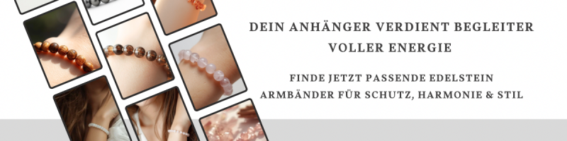 Edelstein Armband kaufen – Heilstein Armbänder & handgefertigter Edelsteinschmuck für Energie, Schutz & Harmonie