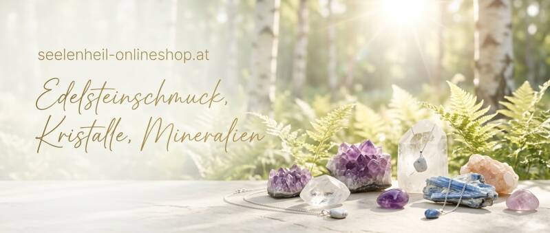 Edelsteine, Edelsteinschmuck und Räucherwerk kaufen im Seelenheil Onlineshop – Heilsteine, spiritueller Schmuck und Räucherzubehör entdecken.