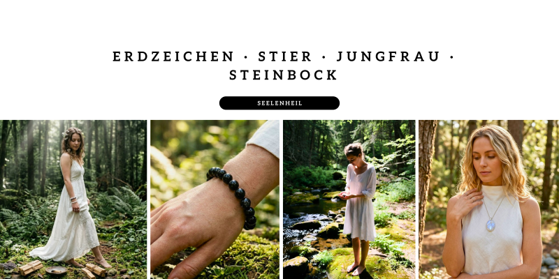 Edelsteine nach Sternzeichen für Stier, Jungfrau und Steinbock – passenden Edelstein kaufen