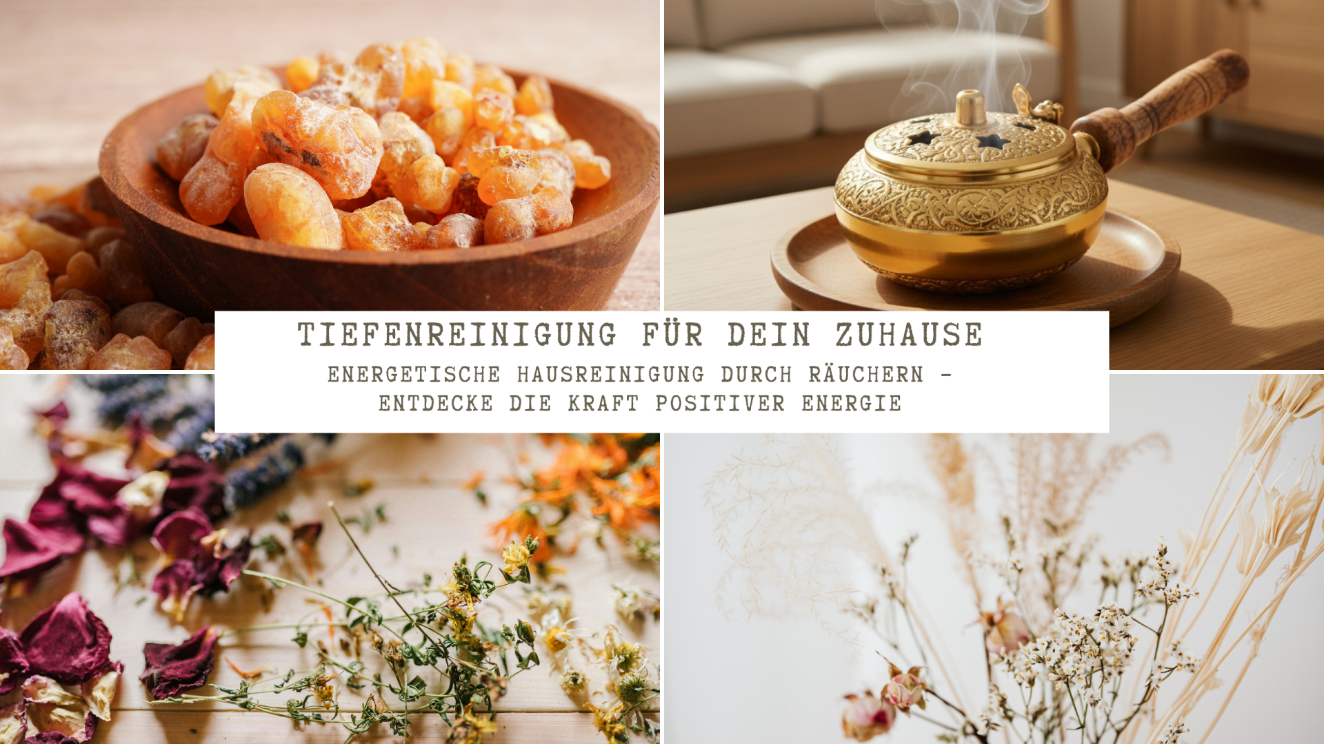 Räuchermischung kaufen für Hausreinigung – negative Energie lösen und Räume harmonisieren