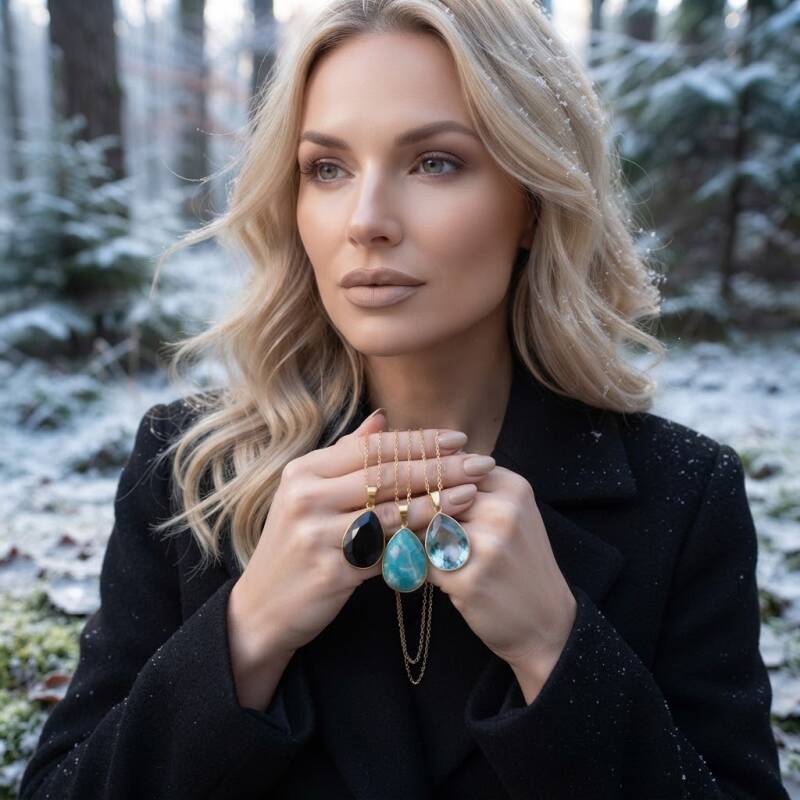 Facettierte Edelstein-Anhänger und echten Edelstein-Schmuck online kaufen im Seelenheil Onlineshop: Handverlesene Naturstein-Unikate für mehr Energie, Schutz und innere Balance.