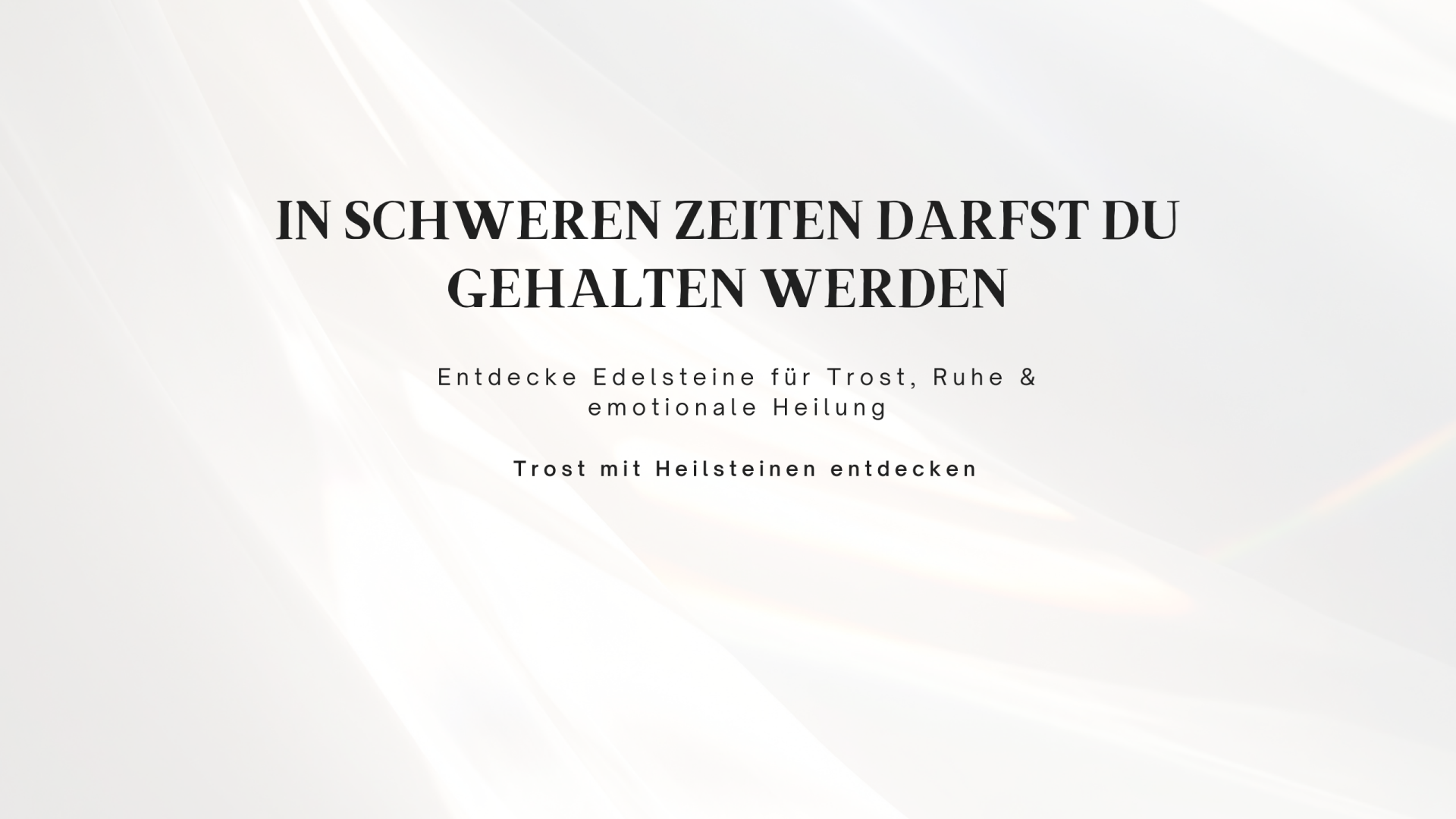 Edelsteine bei Trauer und Herzschmerz – Hilfe für emotionale Heilung, Trost und innere Ruhe