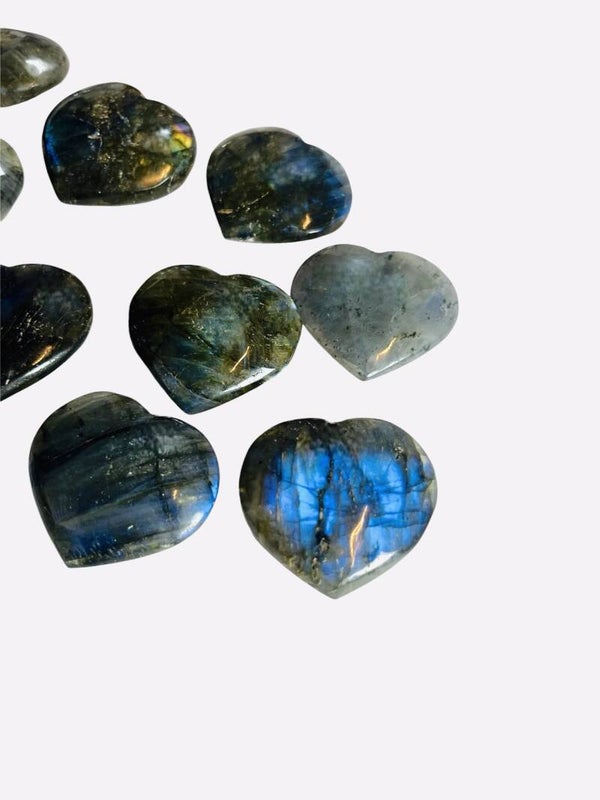 Labradorit Herz Handschmeichler Groß
