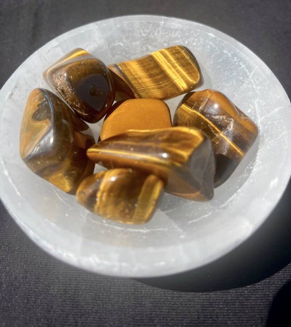 Tigerauge Trommelstein