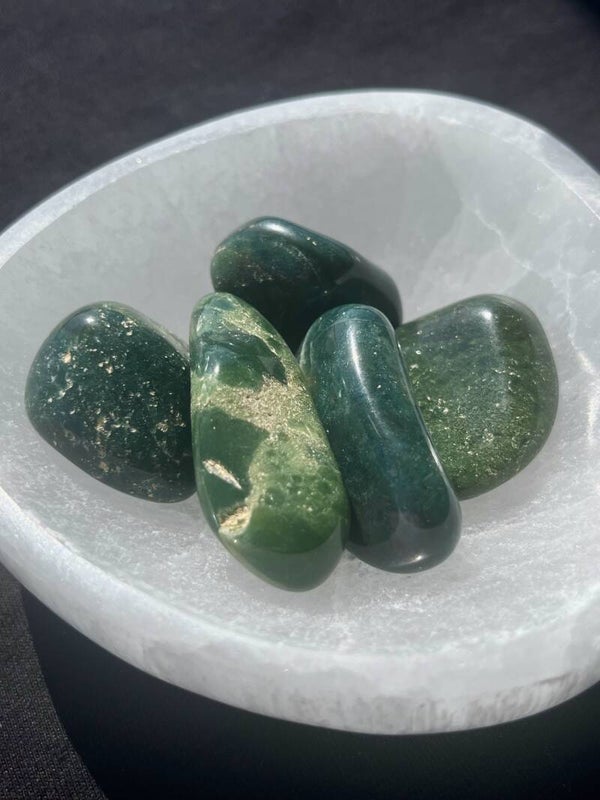 Heliotrop Trommelstein mittel