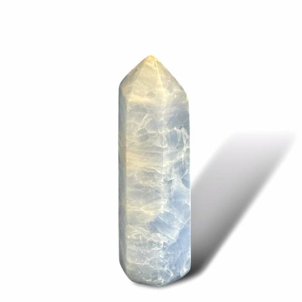 Blauer Calcit Kristallspitze