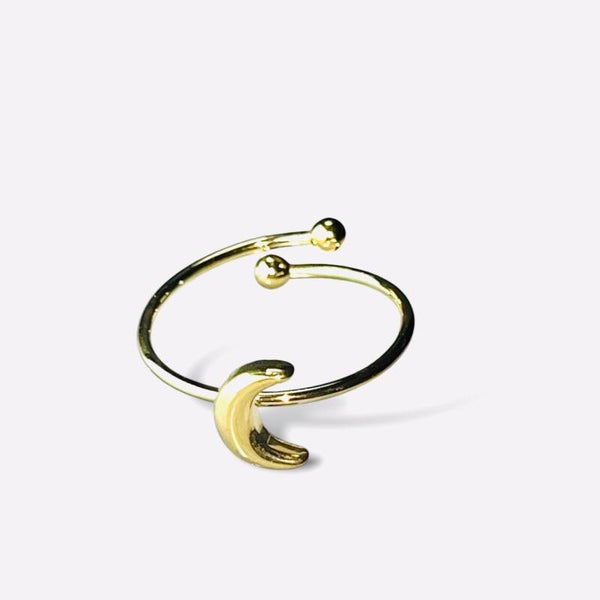 Magic Moon Ring – Goldener Spiritueller Mondschmuck