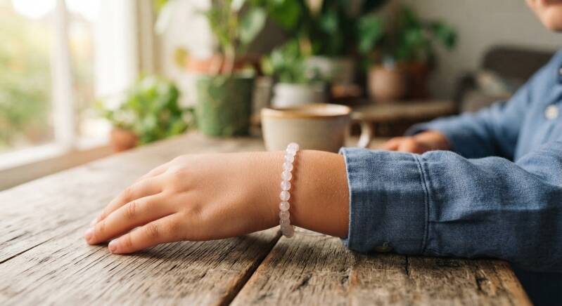 Zauberhafter Kinder Schmuck: Ein edles Edelstein Armband Kind kaufen als persönlicher Glücksstein für Kinder und magischer Glücksbringer für Kind im Seelenheil Onlineshop