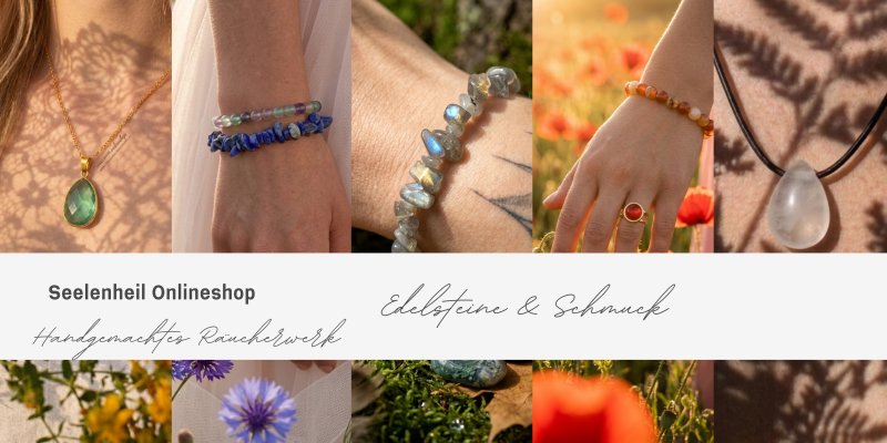 Spiritueller Kristallschmuck mit Edelsteinen online kaufen in Österreich und Deutschland
