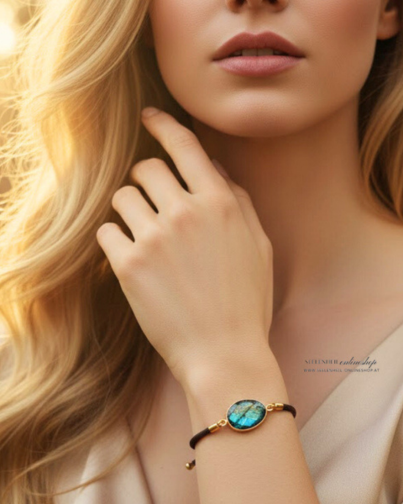 Echtes Labradorit Armband aus Edelsteinen – Labradorit Schmuck kaufen
