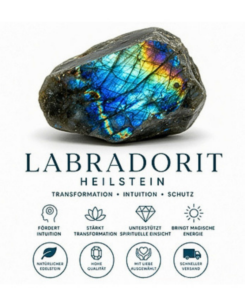 Labradorit Edelstein kaufen – Labradorit Wirkung im Seelenheil Shop für Österreich und Deutschland