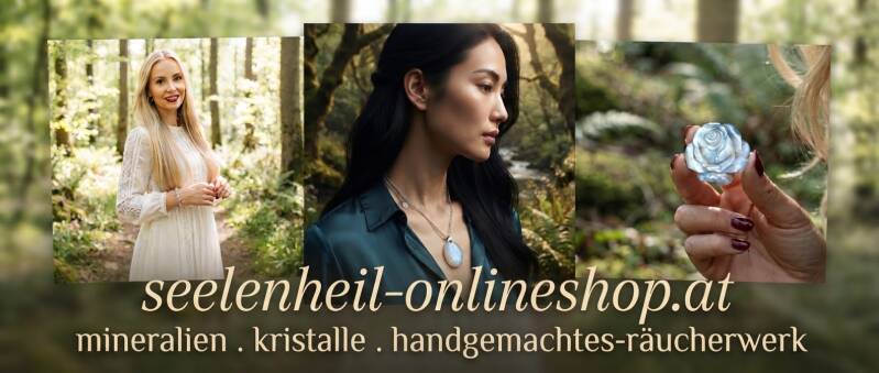  Mineralien Kristall Schmuck, Edelsteine kaufen Österreich Deutschland, Seelenheil Onlineshop