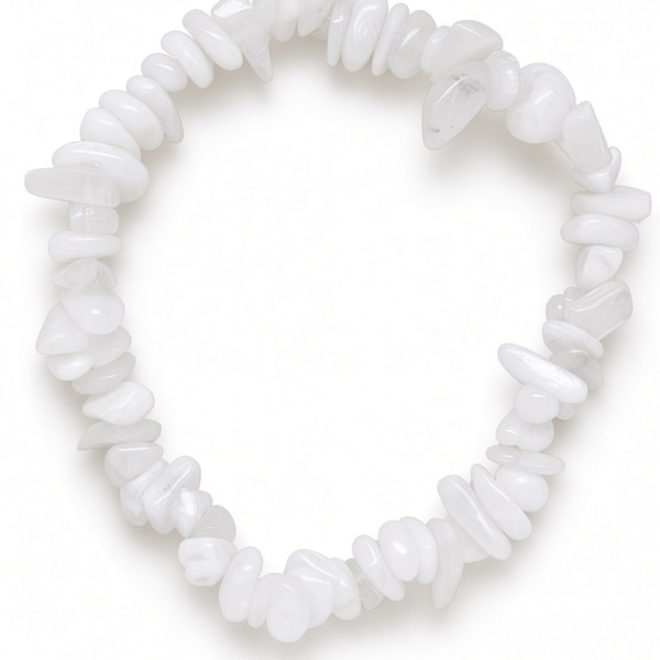 Mondstein Splitterarmband – Edelstein für Intuition & Weiblichkeit