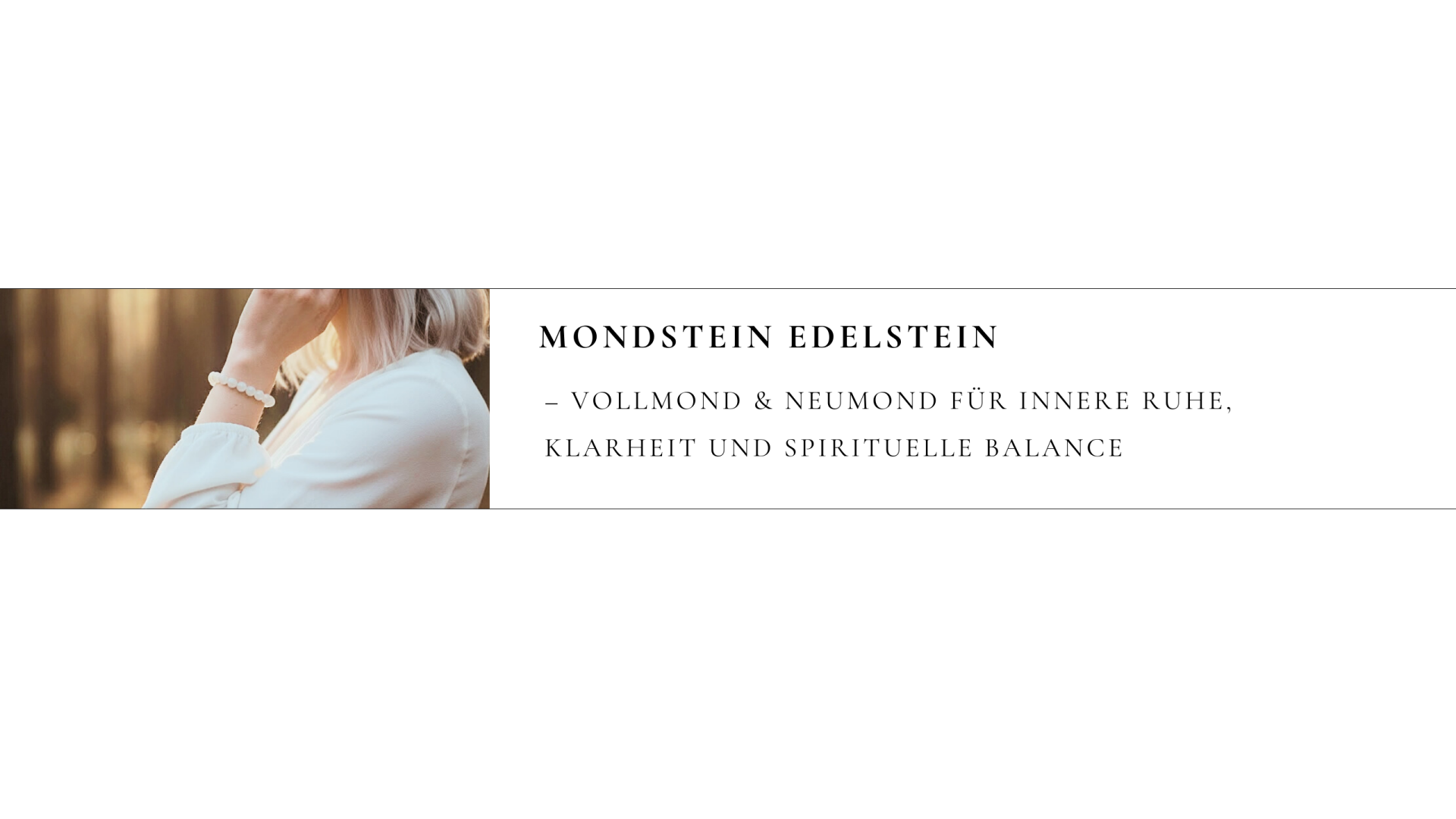Edelsteinschmuck Mondstein kaufen – Handgefertigter Schmuck mit Mondstein für Harmonie und Balance