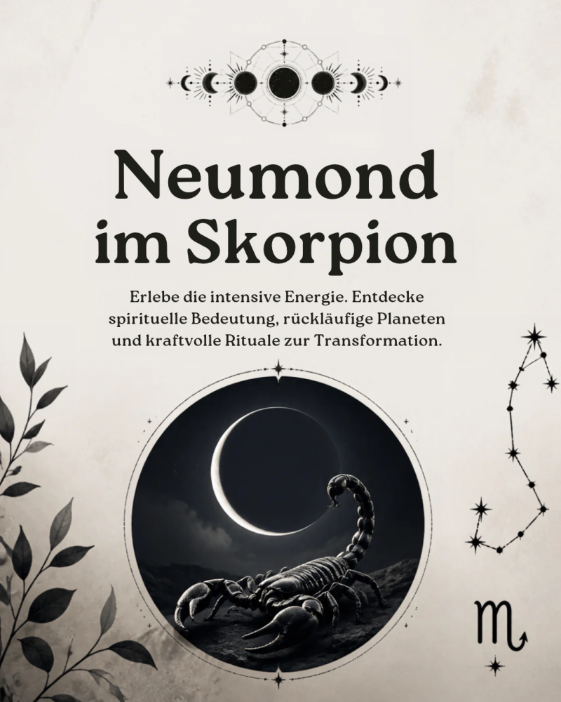 Neumond November 2026 – spirituelle Rituale, kraftvolle Edelsteine, Heilsteine, Räucherwerk, Orakelkarten und Journaling für Neubeginn und Manifestation. Entdecke deinen spirituellen Begleiter im Seelenheil Onlineshop!