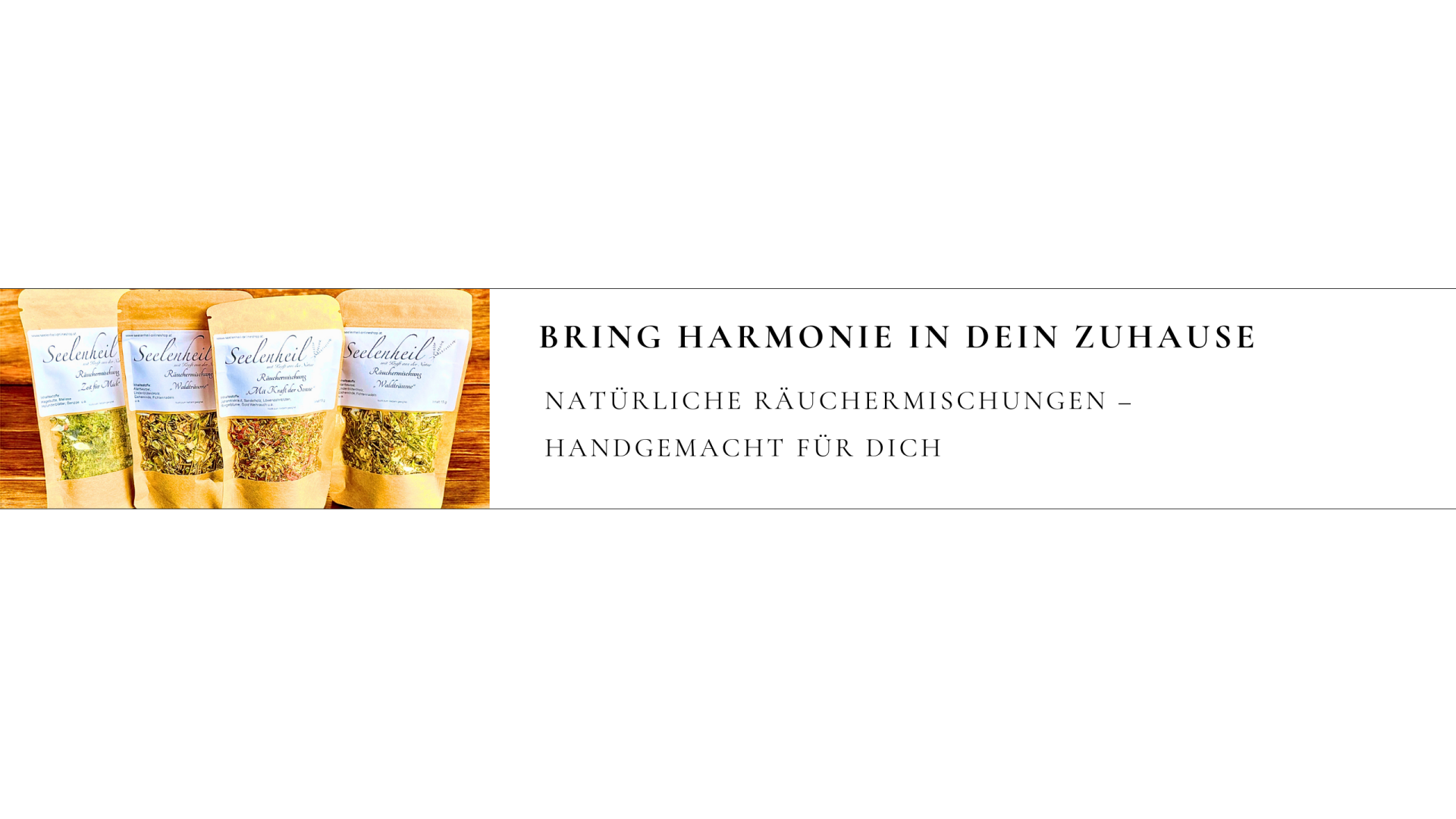Handgemachte natürliche Räuchermischungen online kaufen – Seelenheil Onlineshop für Meditation, Yoga, spirituelle Rituale, Stressabbau, Entspannung, Wohlbefinden und harmonische Raumdüfte