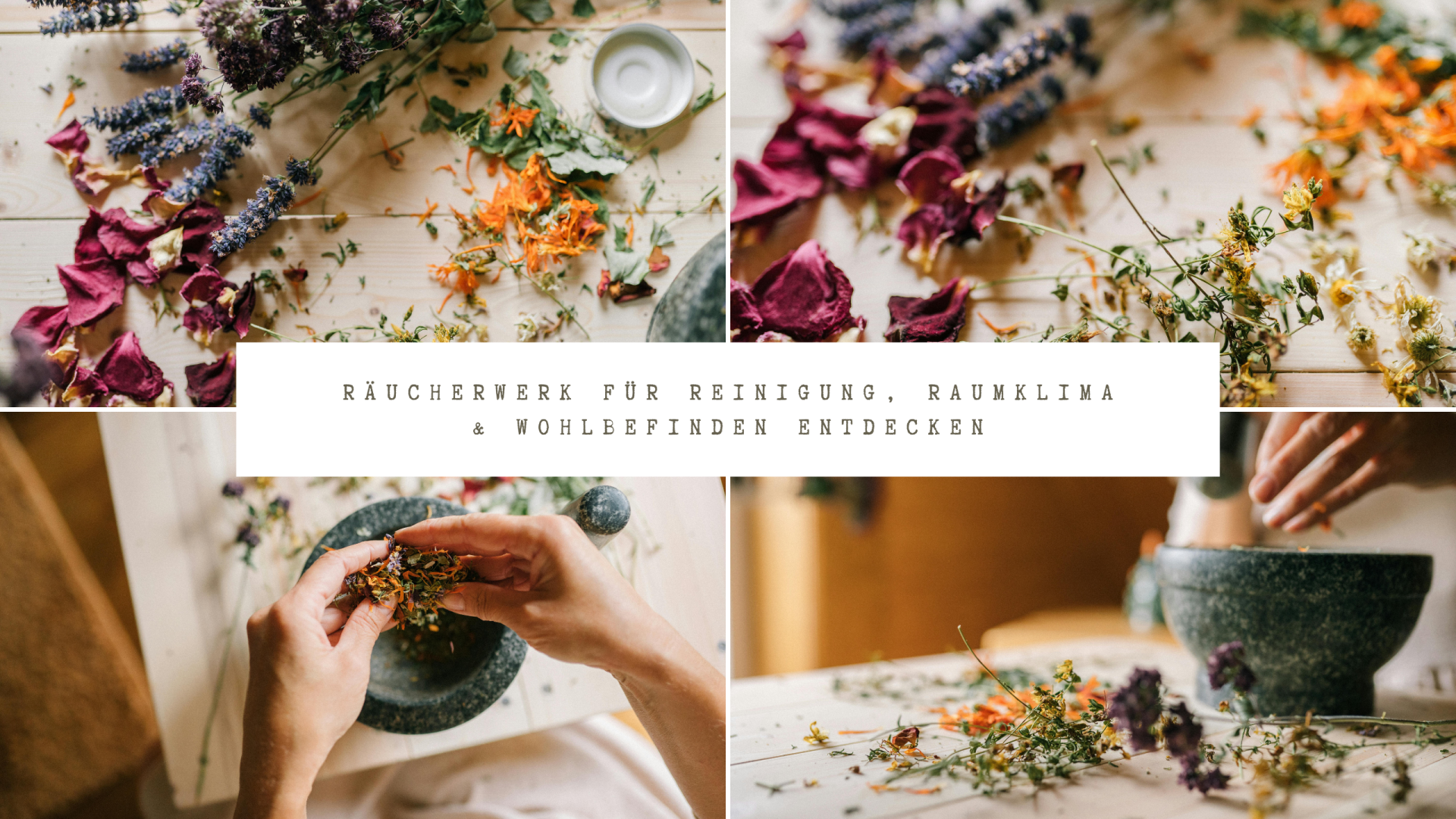 Räucherwerk und Smudge Sticks für Reinigung von Raum und Zuhause