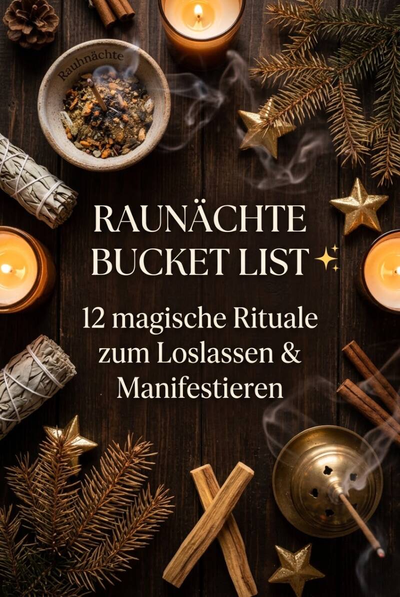 Rauhnächte 2026 und 2027 – 13-Wünsche-Ritual, Bedeutung der zwölf Rauhnächte und Zuordnung zu den zwölf Monaten.