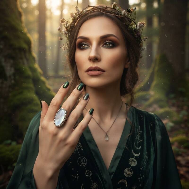 Eleganter Ring Perlmutt – exklusiven Perlmutt Schmuck kaufen für Damen mit magischem Schimmer im Seelenheil Onlineshop