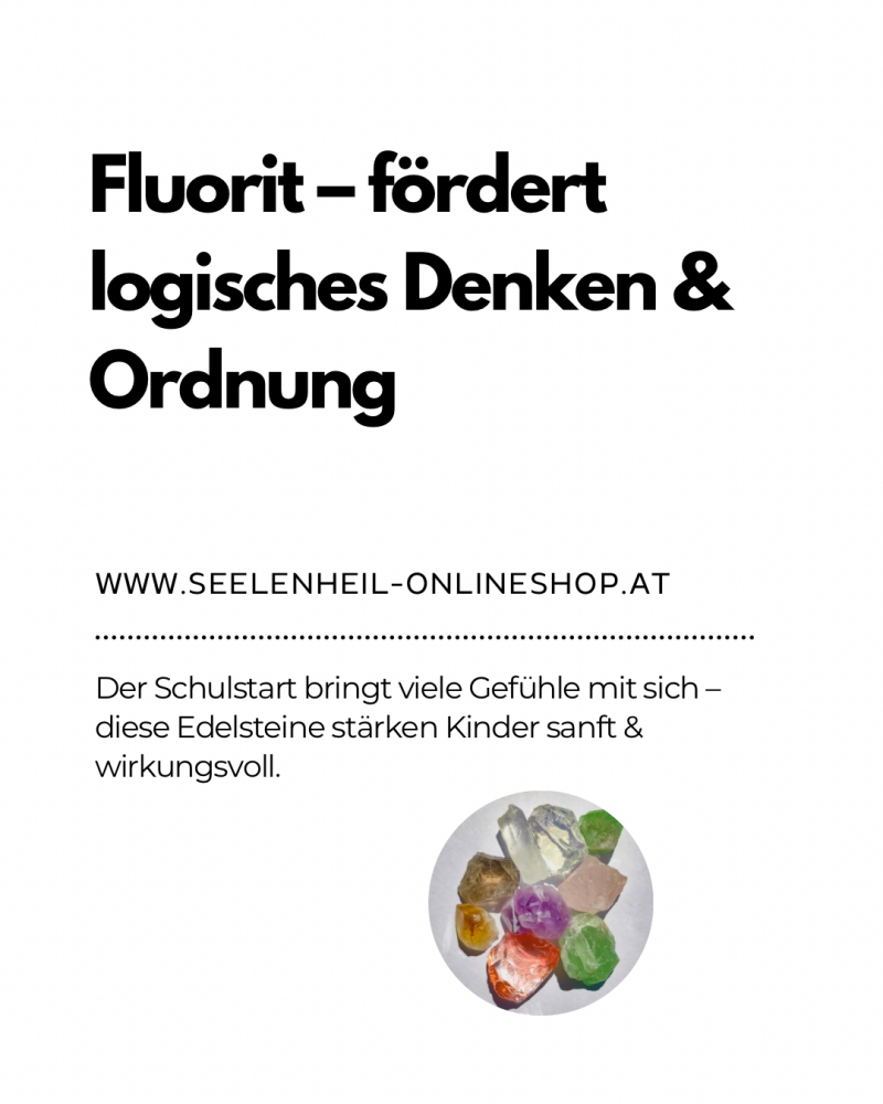  Fluorit kaufen – Konzentrationsstein für Schule & Lernen  