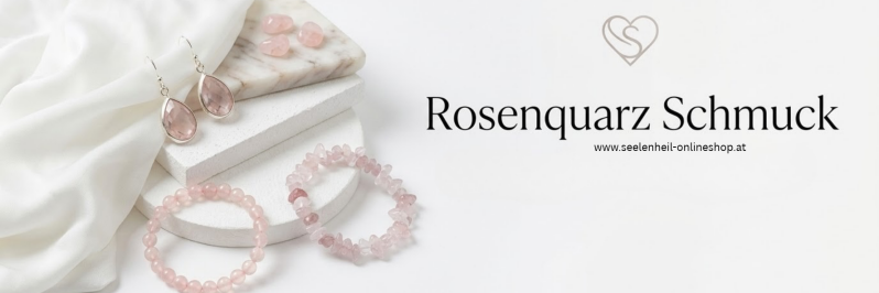 Rosenquarz Edelsteine entdecken – Rosenquarz Armband, Anhänger und Rohstein online kaufen