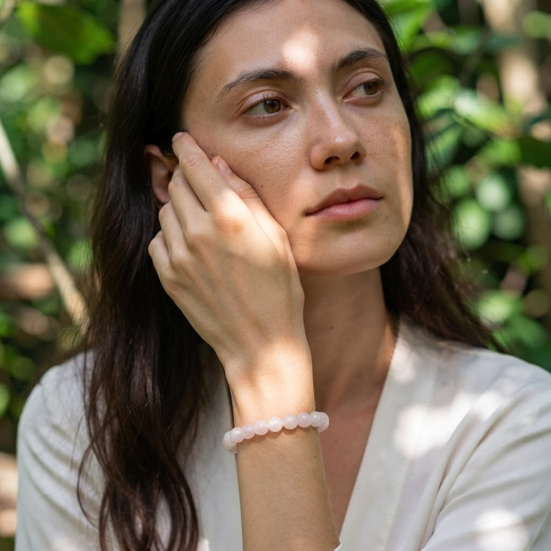Rosenquarz Schmuck – Rosenquarz Anhänger, Armband und Kette online kaufen