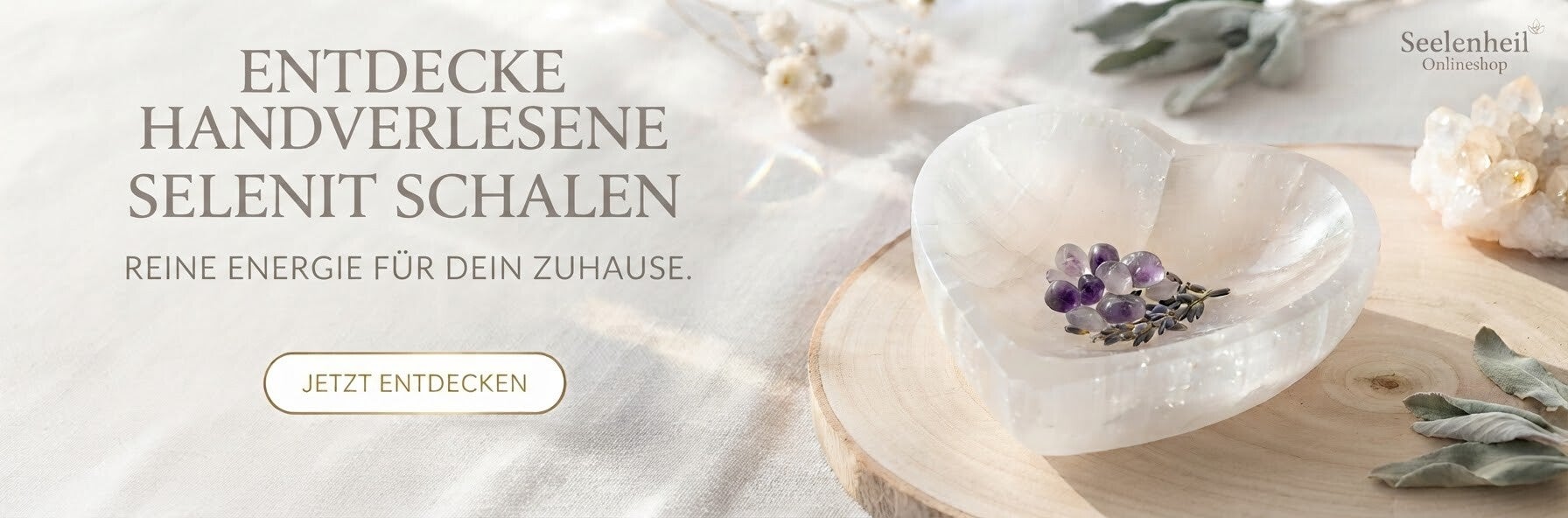 Selenit Stein als Edelstein und Kristall – Wirkung, Aufladen von Edelsteinen und Selenit kaufen