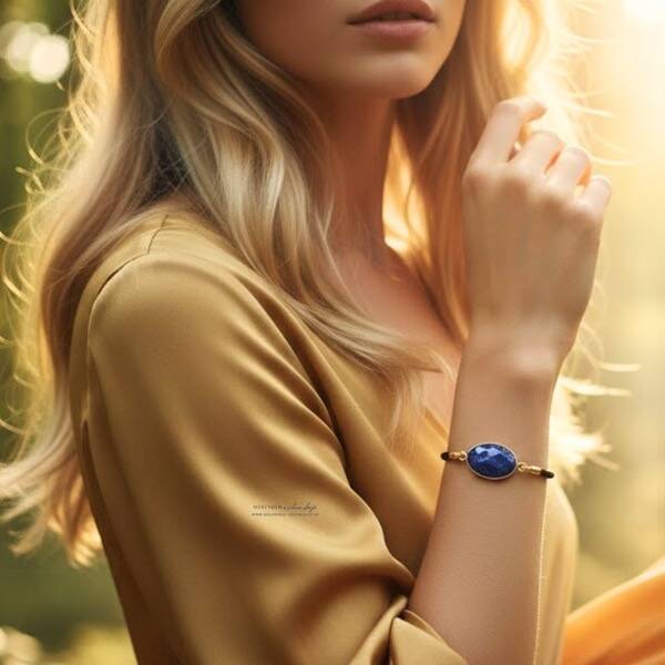 Sodalith Armband kaufen bei Seelenheil – wunderschönes blaues Edelsteinarmband mit natürlicher Maserung, spiritueller Bedeutung und symbolischer Verbindung zu innerer Ruhe und Klarheit.