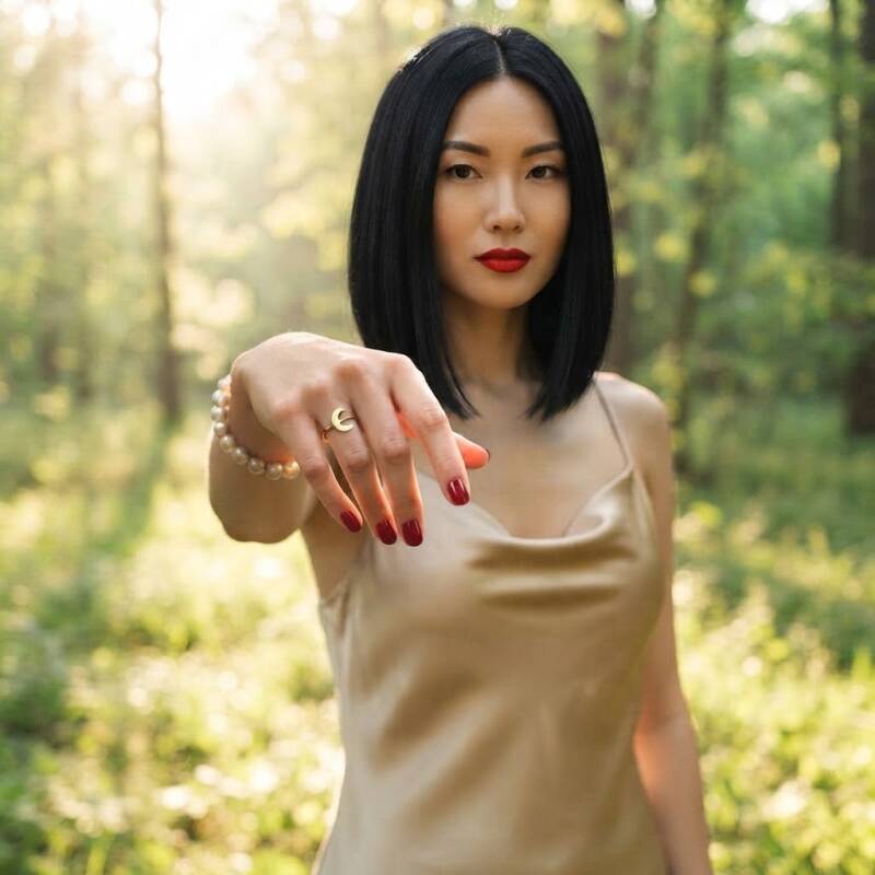 Spirituellen Schmuck kaufen: Zauberhafter Mond Schmuck und filigraner Ring Mond als edler Damen Ring im Seelenheil Onlineshop