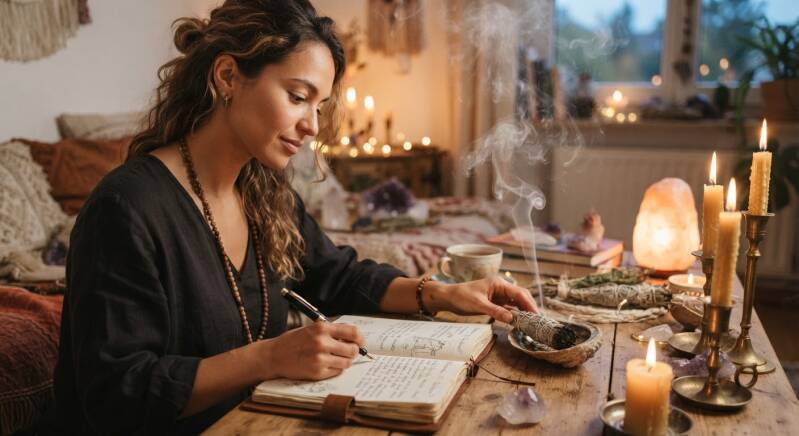 Spirituelles Journaling – inspirierende Journalfragen und Reflexionsimpulse für Selbstreflexion, Achtsamkeit, Dankbarkeit und persönliche Weiterentwicklung.