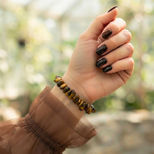 Tigerauge Armband als Splitterarmband aus echtem Tigerauge Stein – natürlicher Edelsteinschmuck online kaufen