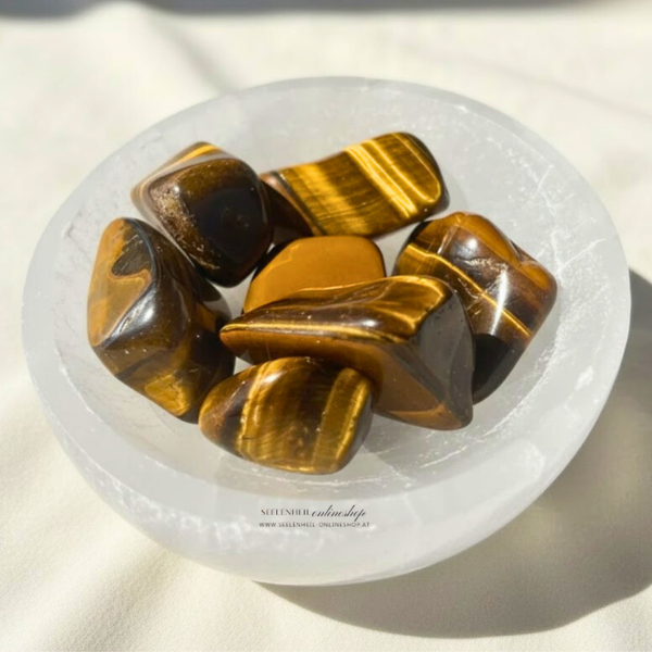 Tigerauge Trommelstein