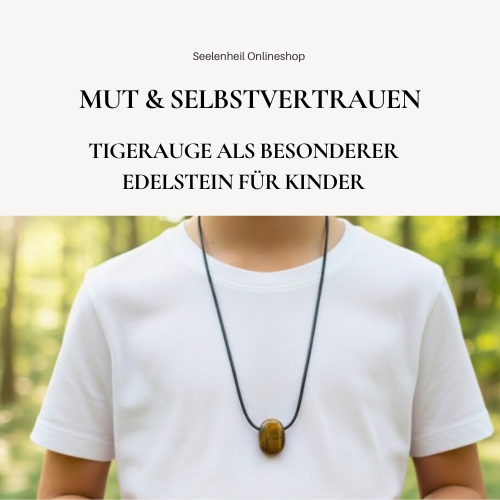 Tigerauge Anhänger für Kinder – Edelstein für Kinder zum Kaufen