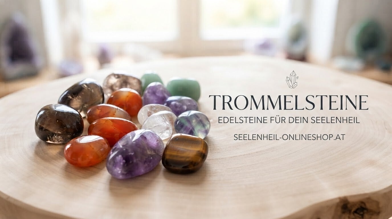 Trommelsteine kaufen und bestellen – Amethyst, Rauchquarz und Aventurin online