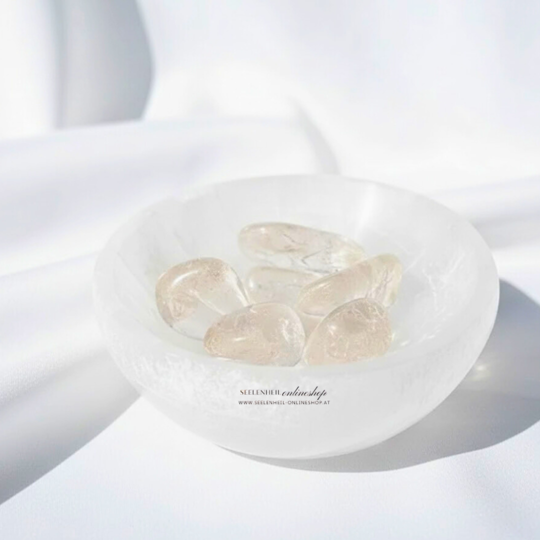 Bergkristall Trommelstein – Klarheit & Energie in extra Qualität (ca. 2–3 cm)
