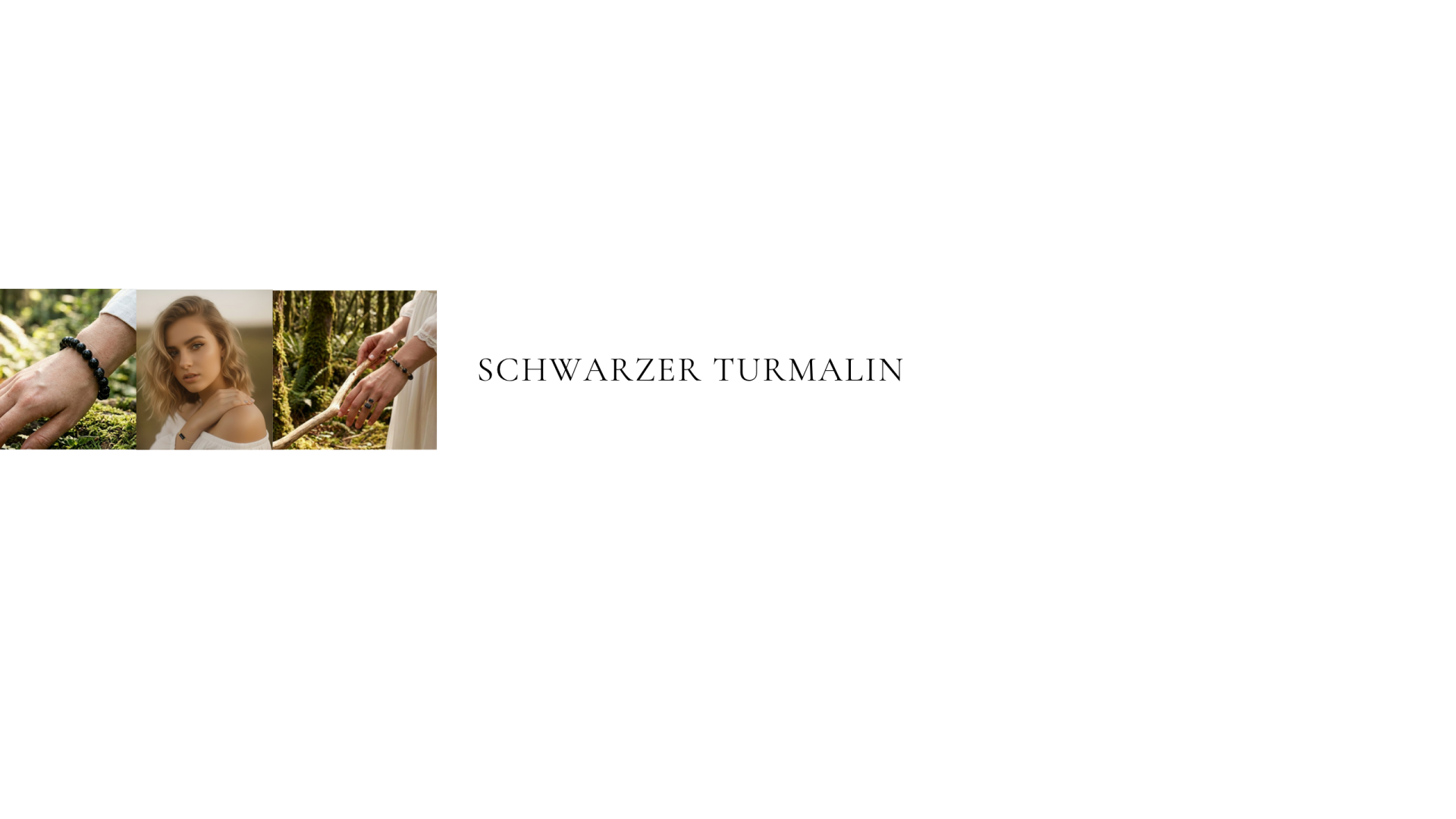 Schwarzer Turmalin Schmuck Schutzstein mit Wirkung als Heilstein für Energie und Erdung