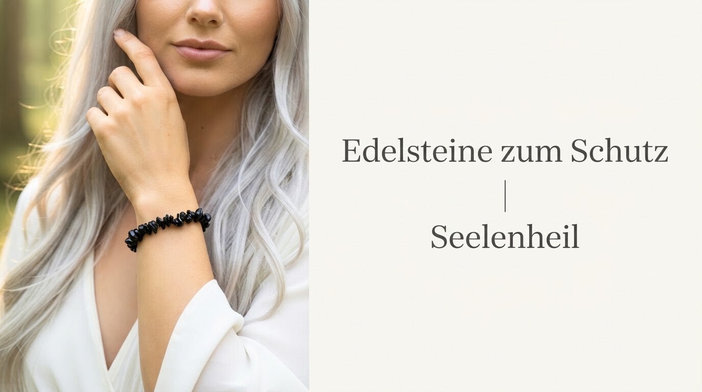 Turmalin Schörl Schmuck Armband Kette kaufen, starker Schutzstein Schmuck online, Seelenheil Onlineshop