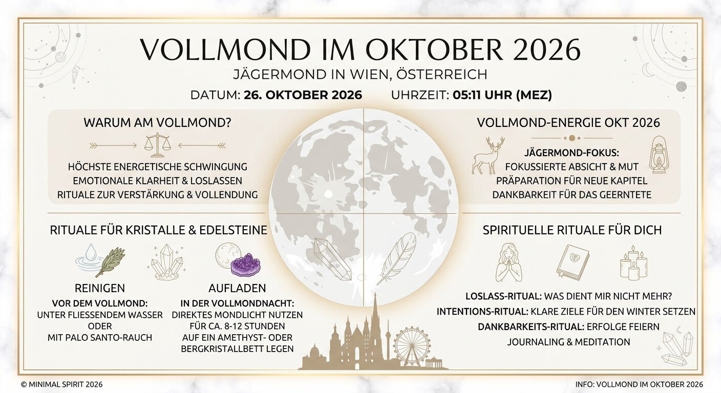 Vollmond Oktober 2026 – entdecke im Seelenheil Onlineshop inspirierende Ideen für dein Vollmondritual, spirituelle Rituale, Edelsteine, Heilsteine und kraftvolle Begleiter für Achtsamkeit, innere Balance und positive Energie.
