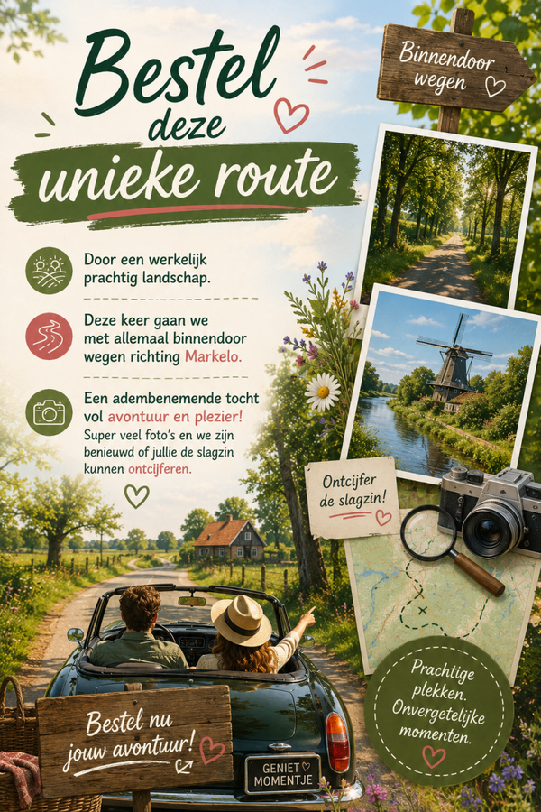 Autopuzzelroute 2 Salland en Twente