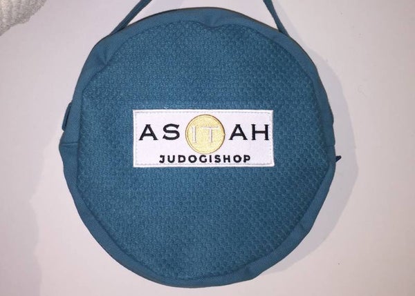 Bandentasje turquoise