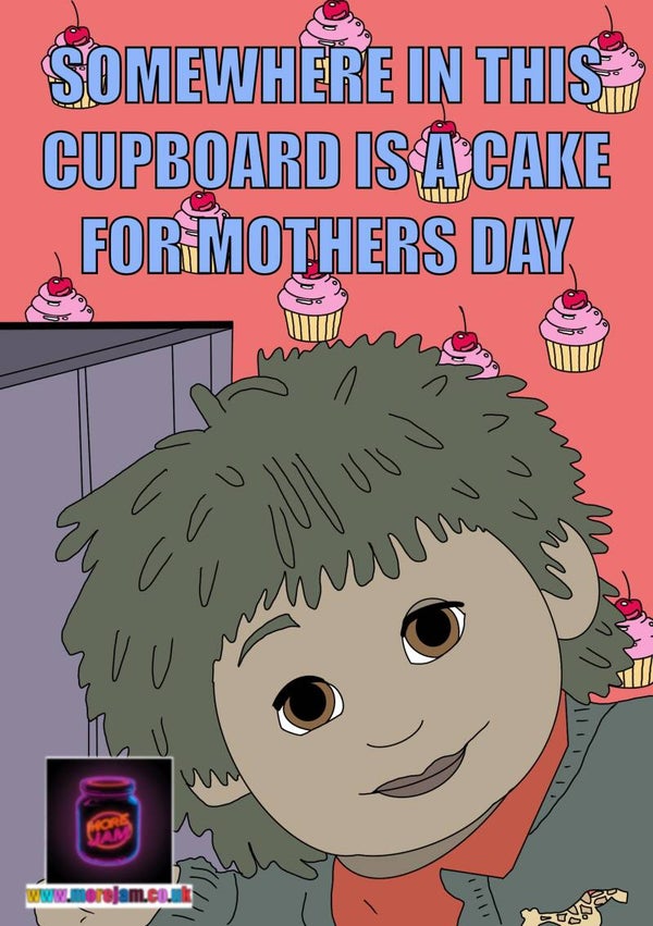 Mothers Day Card Cake