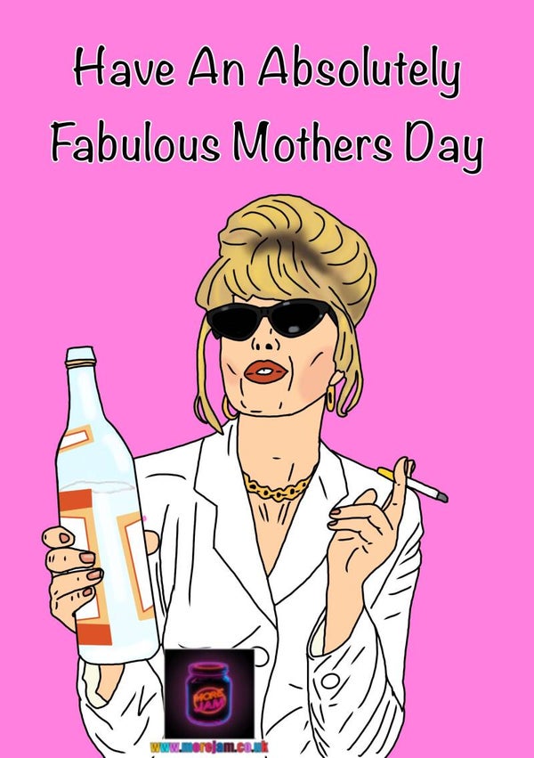 Mothers Day Card Absolutely Fabulous