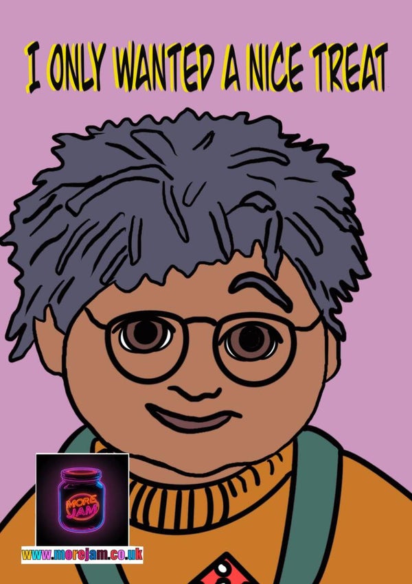 Any Occasion Card A Nice Treat Purple