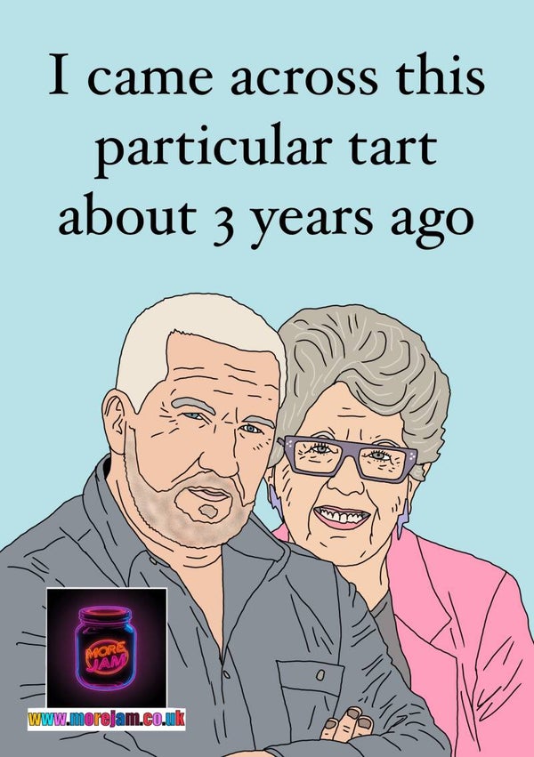 Any Occasion Card Great British Bake Off Tart